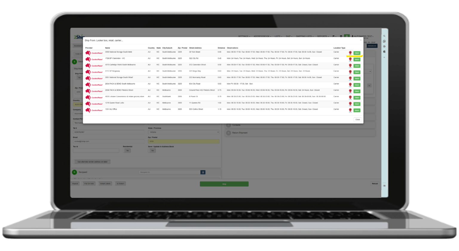 pick-up-and-drop-off-locations-in-2ship-freight-controller